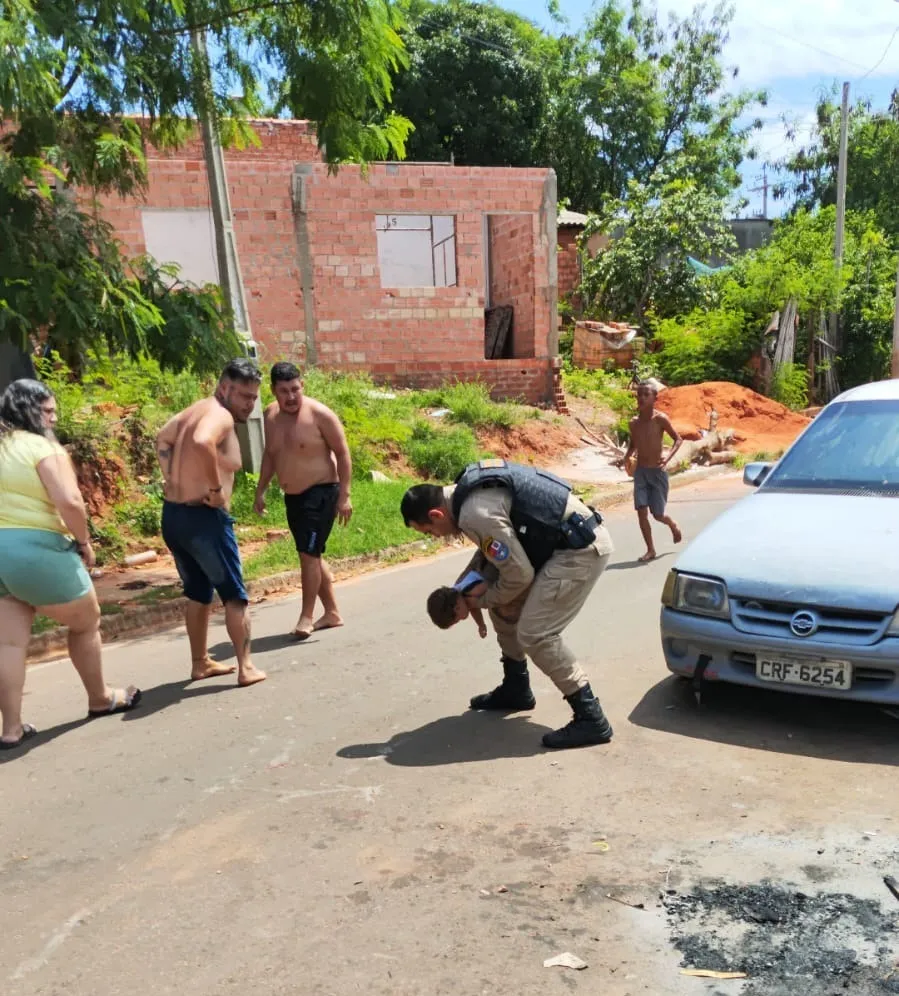 O que poderia ter terminado em tragédia se transformou em uma história de heroísmo. Foto: 2ºBPM