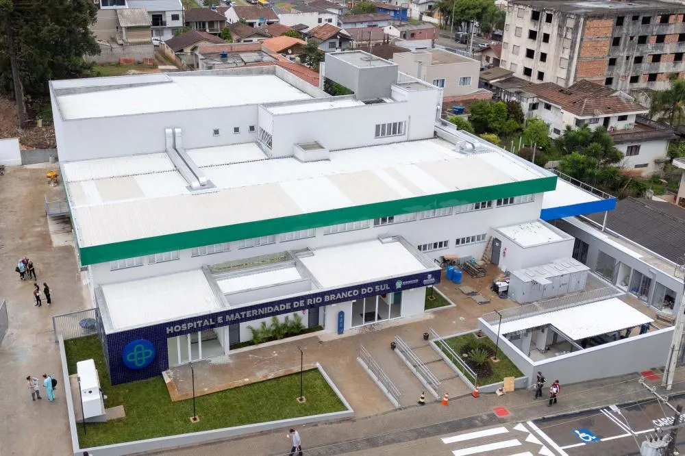 Hospital e Maternidade de Rio Branco do Sul. Foto: Geraldo Bubniak/AEN