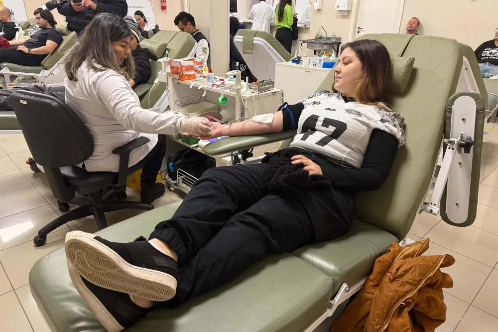 Desde o início do ano, já foram disponibilizadas 3.171 bolsas de sangue. Foto: Sesa