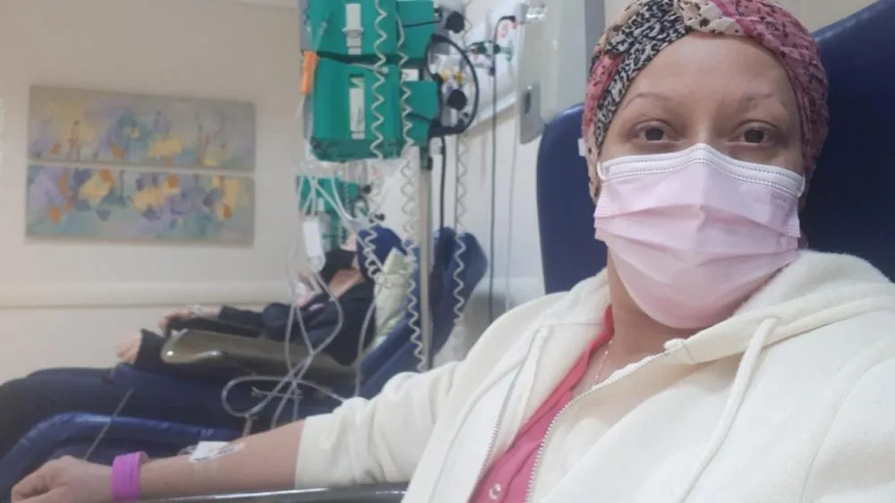 Maria Gonçalves Filha, diagnosticada há dois anos com câncer de mama. Foto: Cedida pela Família