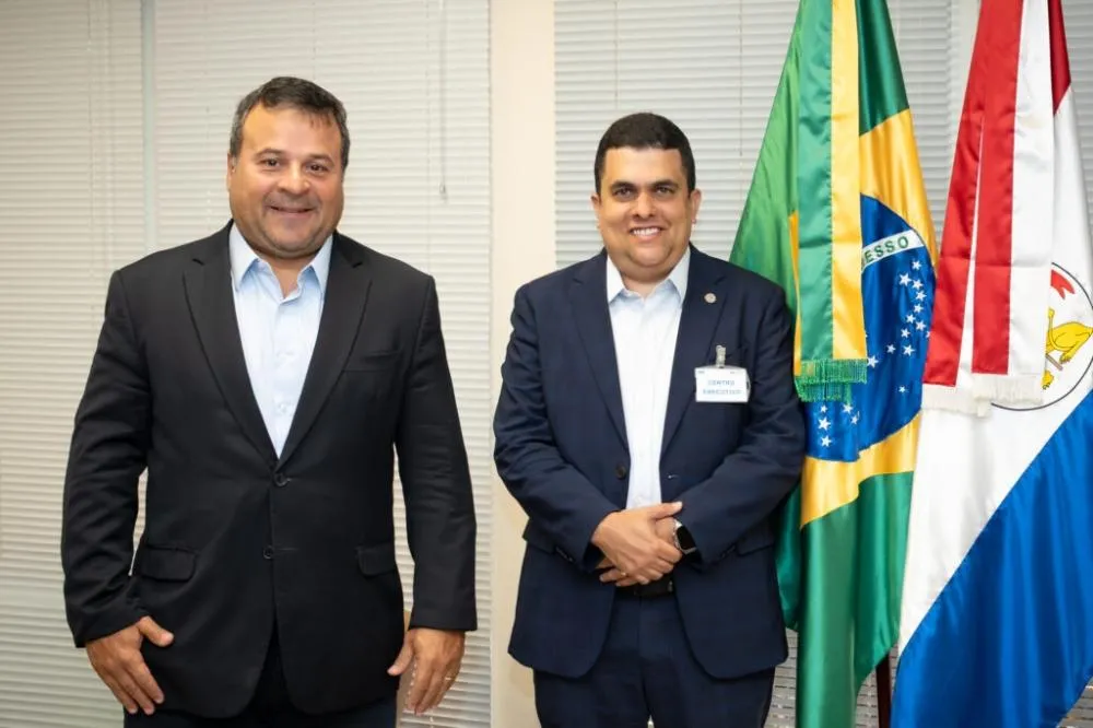 Luiz Fernando Delazari e Tiago Chagas Faierstein. Foto: Itaipu Binacional