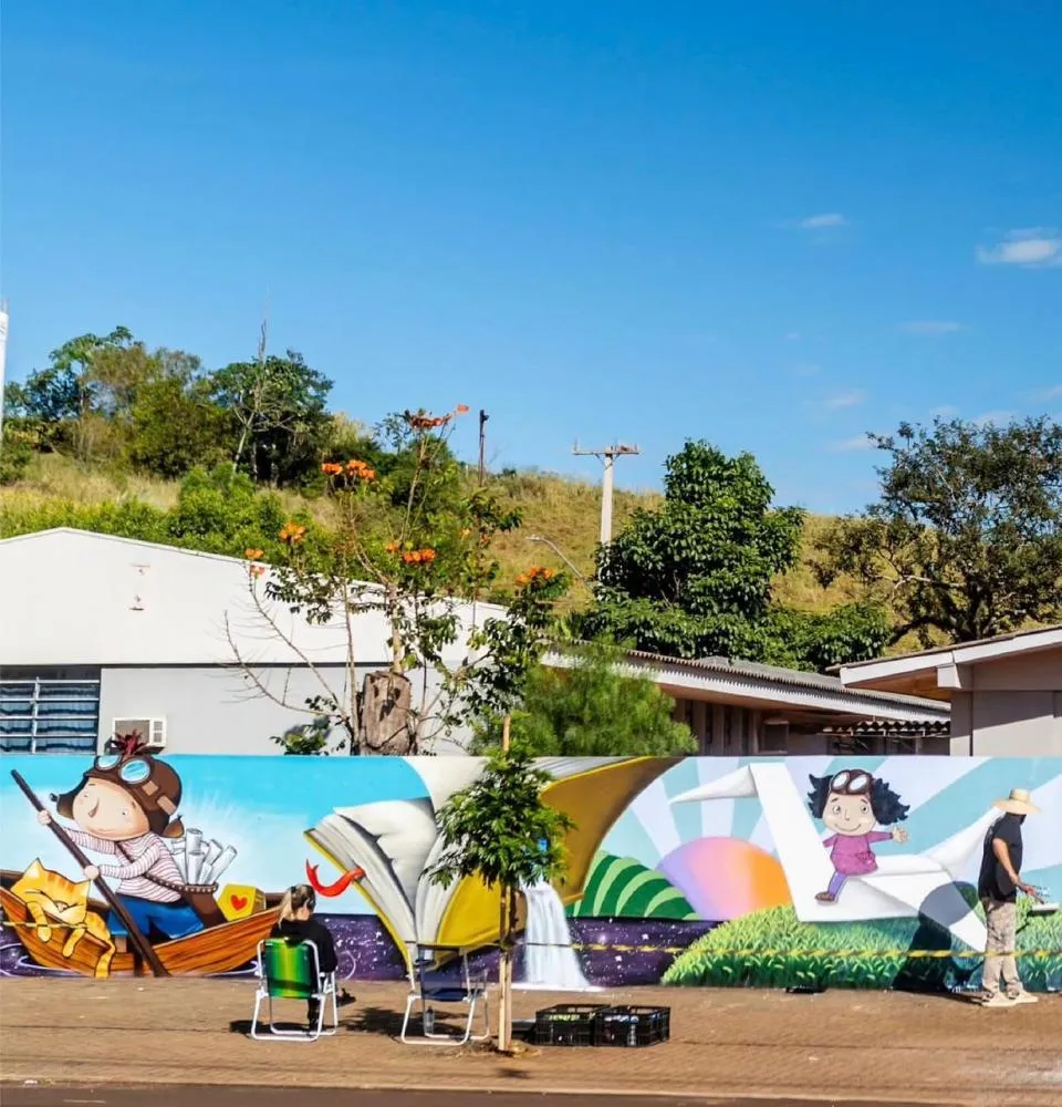 As oficinas de grafite promovidas pelos Núcleos de Cooperação Socioambiental contemplarão jovens de 15 a 24 anos, em 434 municípios do Paraná e do sul do Mato Grosso do Sul. Foto: Itaipu