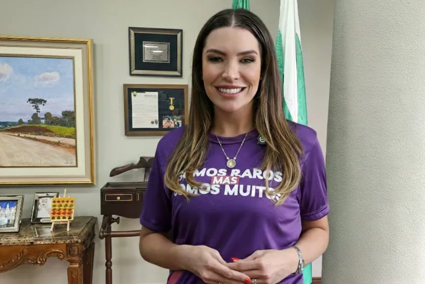 Deputada estadual Maria Victoria (PP) é a autora da lei que instituiu o Dia Estadual de Conscientização das Doenças Raras. Foto: Divulgação/Assessoria Parlamentar 