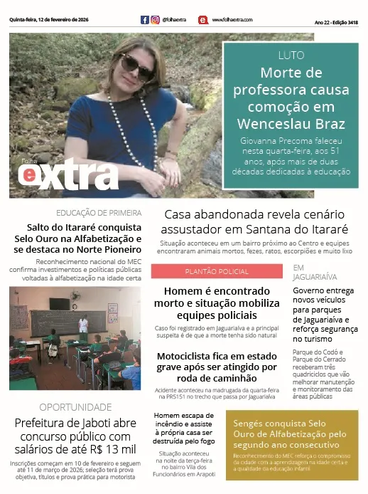 Foto: Folha Extra.