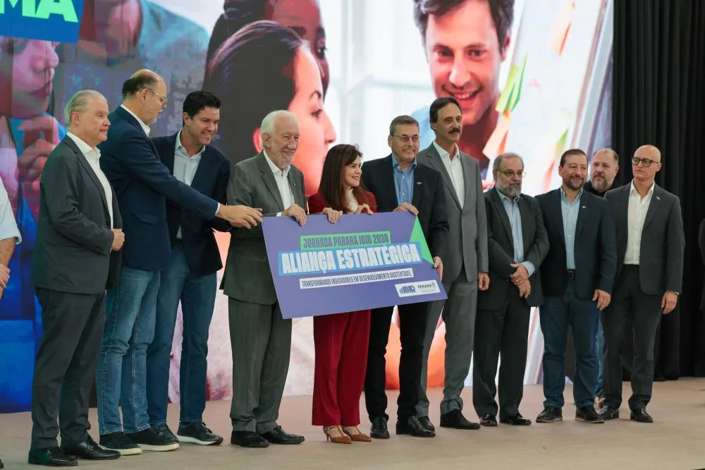 O Governo do Paraná lançou em Curitiba a Jornada Paraná IBID 2030, iniciativa voltada a fortalecer o ecossistema de inovação do Estado. Foto: Geraldo Bubniak/AEN