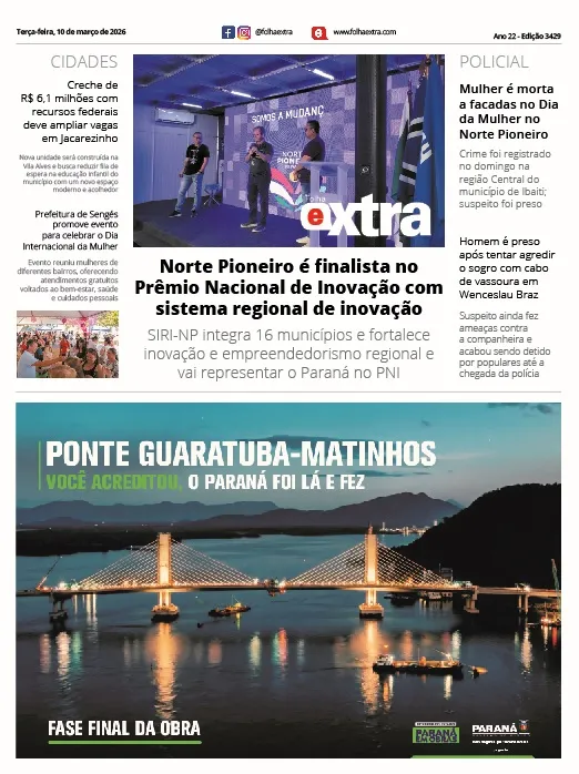 Foto: Folha Extra