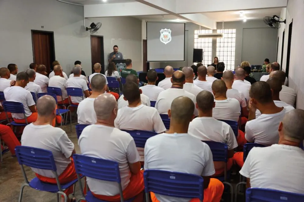 Formatura na Penitenciária Industrial Marcelo Pinheiro – Unidade de Progressão (PIMP-UP), em Cascavel. Foto: Senar
