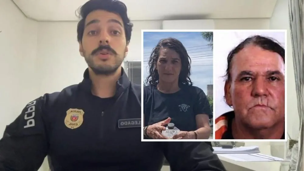Delegado Thiago Pinheiro detalhou a confissão do suspeito em vídeo. Foto: Divulgação