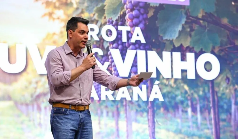 Presidente do Sistema FAEP, Ágide Eduardo Meneguette prestigia lançamento oficial da Rota Uva & Vinho do Paraná. Foto: SENAR