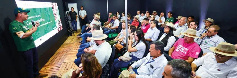 Lançamento da plataforma ocorreu durante a feira agropecuária Show Rural, em Cascavel. Foto: Senar