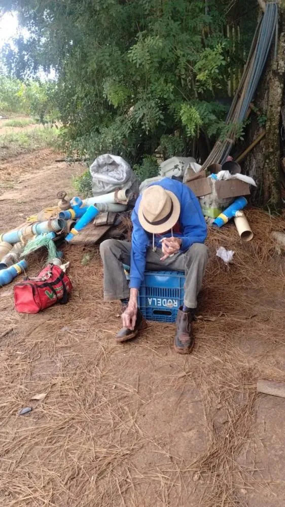 Noel foi encontrado bem em uma propriedade rural no bairro do Incra. Foto: Divulgação