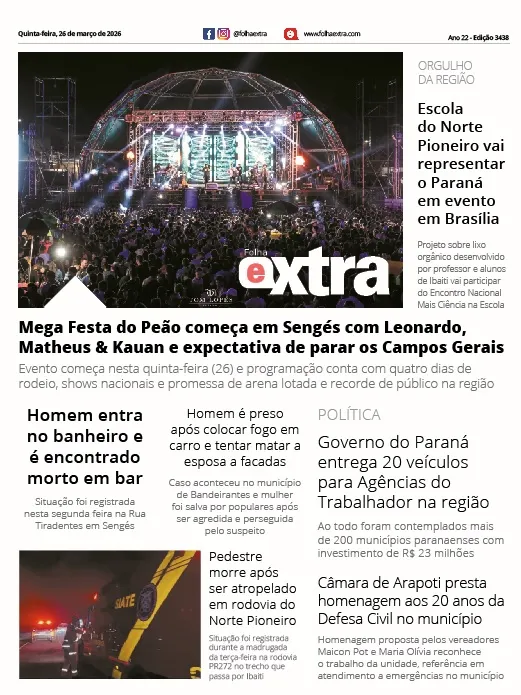 Foto: Folha Extra.