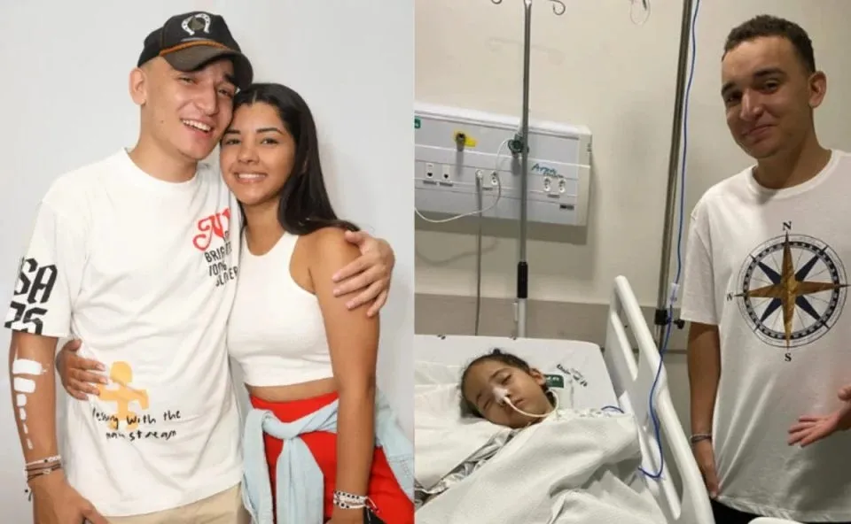 João Gomes e Ary Mirelle, ao lado da pequena Lorena. Foto: Reprodução/ Redes sociais 
