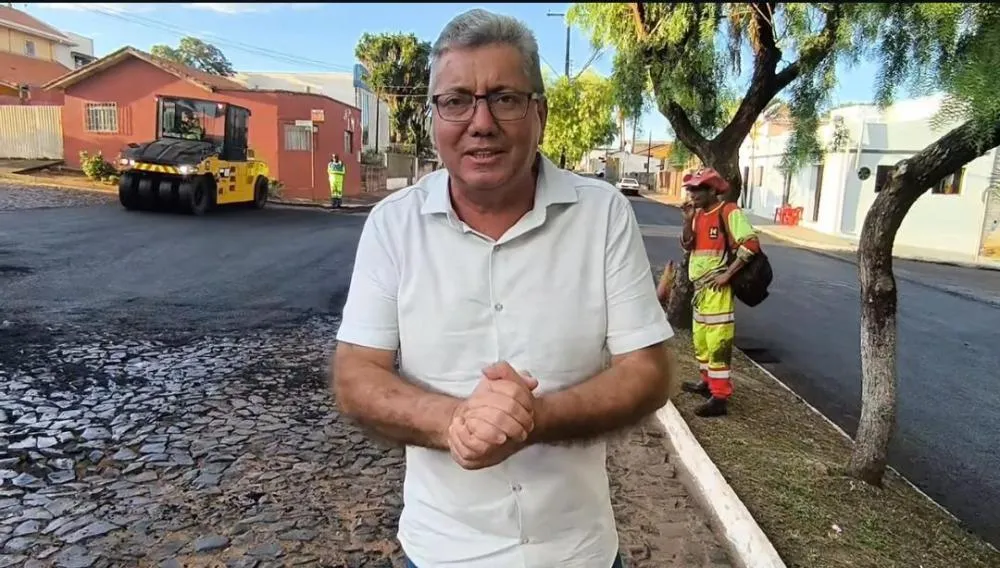 Prefeito Polaco fala sobre as obras. Foto: Divulgação