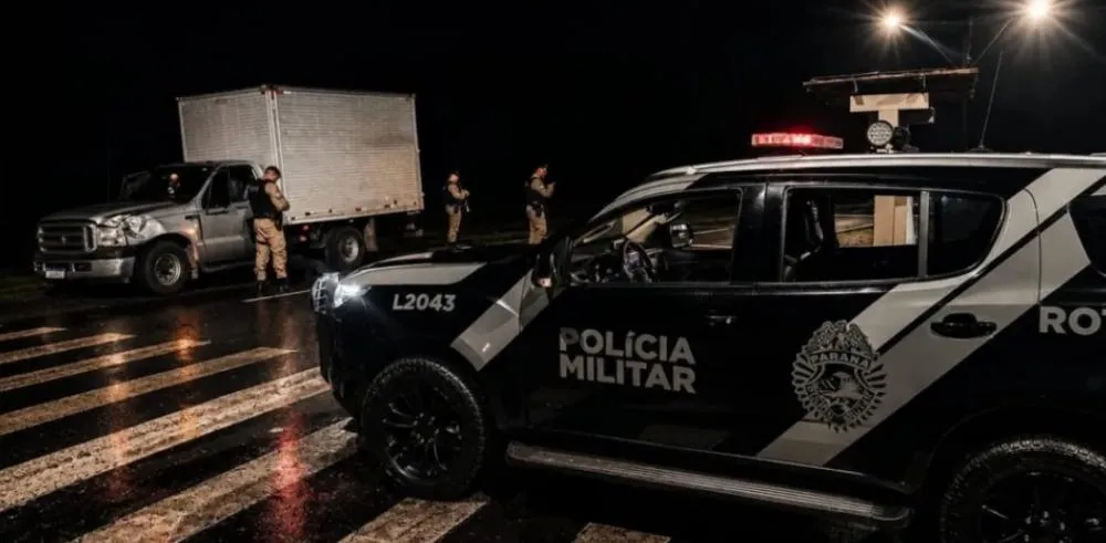 Operação abrangeu pontos entre a PR-239 e a SP-258, em Sengés e Itararé - Foto: Divulgação/PMPR.