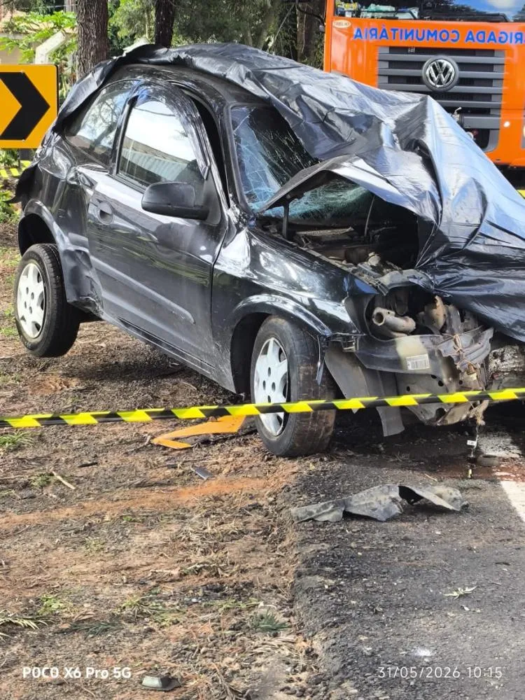 Acidente foi fatal. Foto: Divulgação