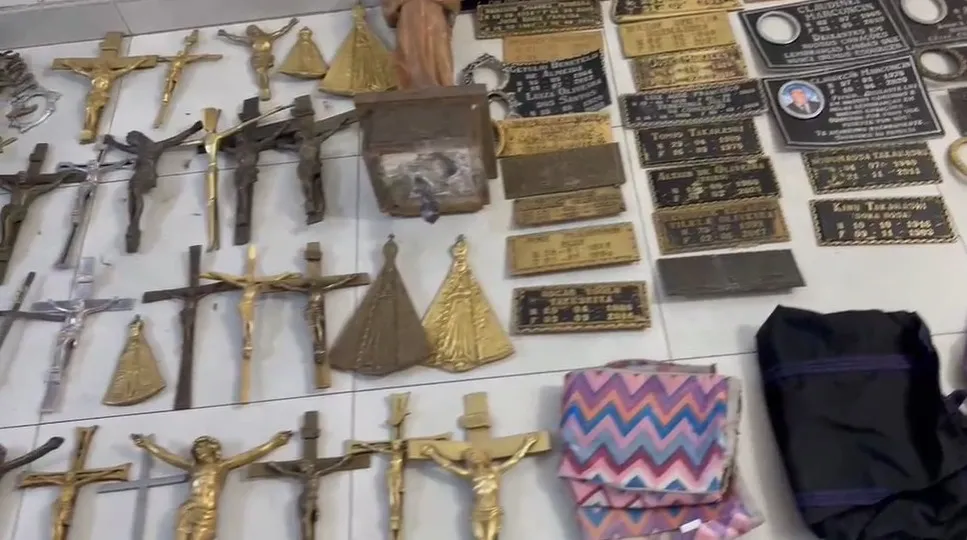 Mais de 100 objetos foram recuperados. Foto: Divulgação
