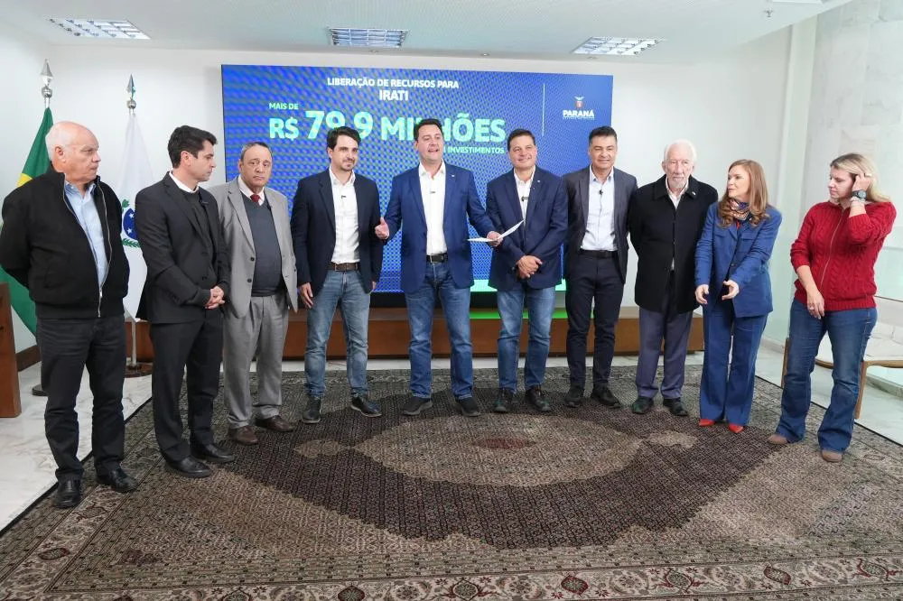 Ratinho Junior anuncia R$ 880 milhões para obras e investimentos