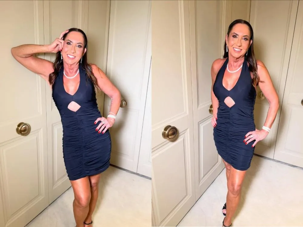 Margareth Serrao. Montagem: Reprodução Instagram @margareth_serrao