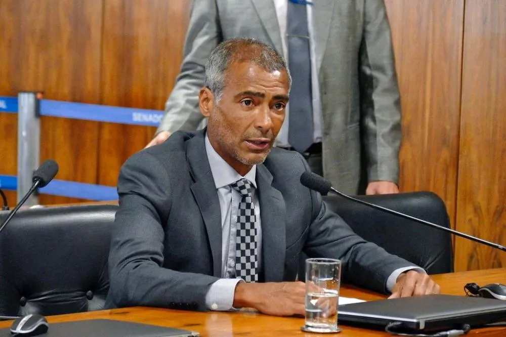 Romário. Foto: Divulgação/Senado Federal