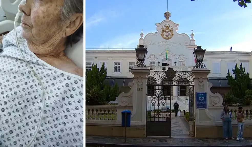 Jandira Marina Dias Braga, paciente com câncer, passou por cirurgia destinada a outra pessoa no Hospital Beneficência Portuguesa, em Campinas (SP), e morreu três dias depois. — Foto: Reprodução/EPTV