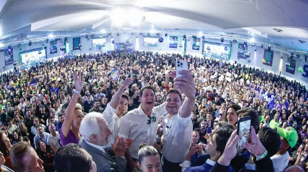 Ratinho Junior destacou a experiência administrativa de Sandro Alex será um dos principais diferenciais da candidatura na disputa pelo Governo do Estado. Foto Divulgação PSD