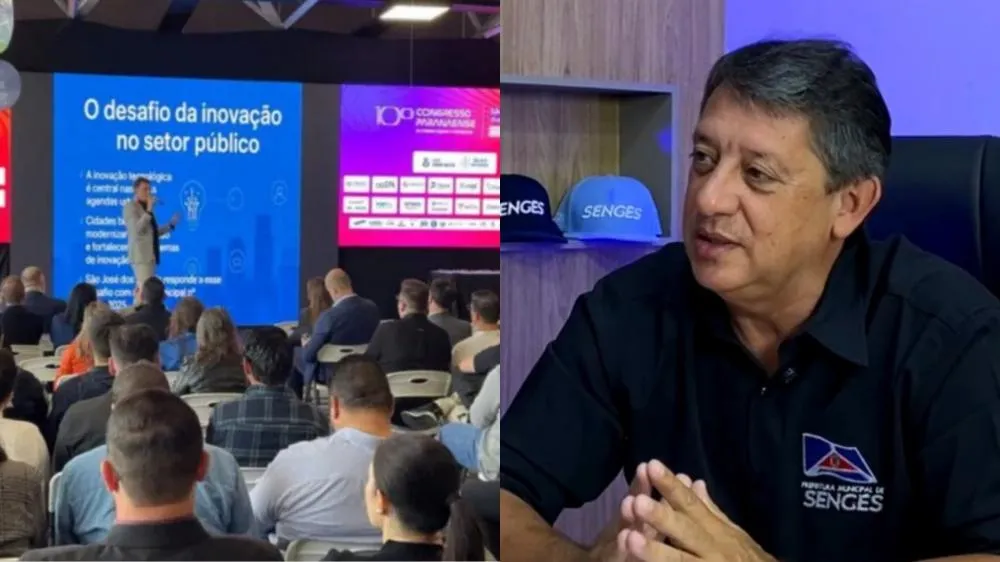 Para o presidente da AMCG e prefeito de Sengés, Gerson Nunes, acompanhar a evolução tecnológica da gestão pública é fundamental para que os municípios. Foto Divulgação/Folha Extra