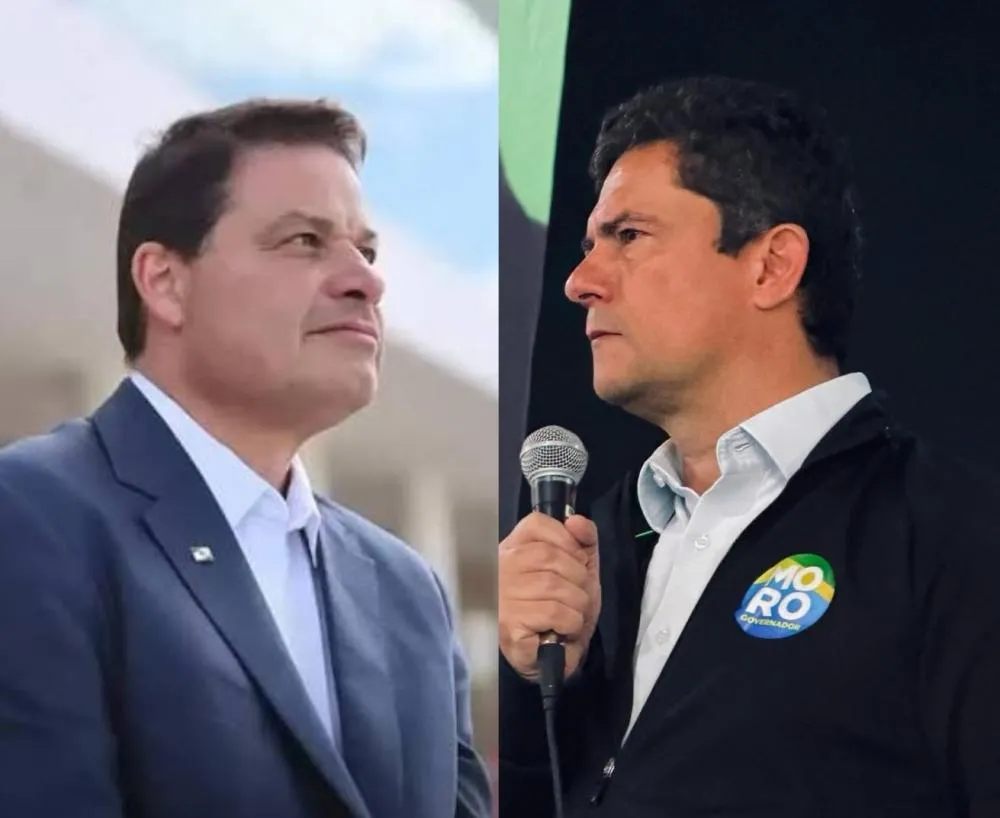 Sandro Alex e Sergio Moro disputam a liderança pelo Governo do Paraná. 