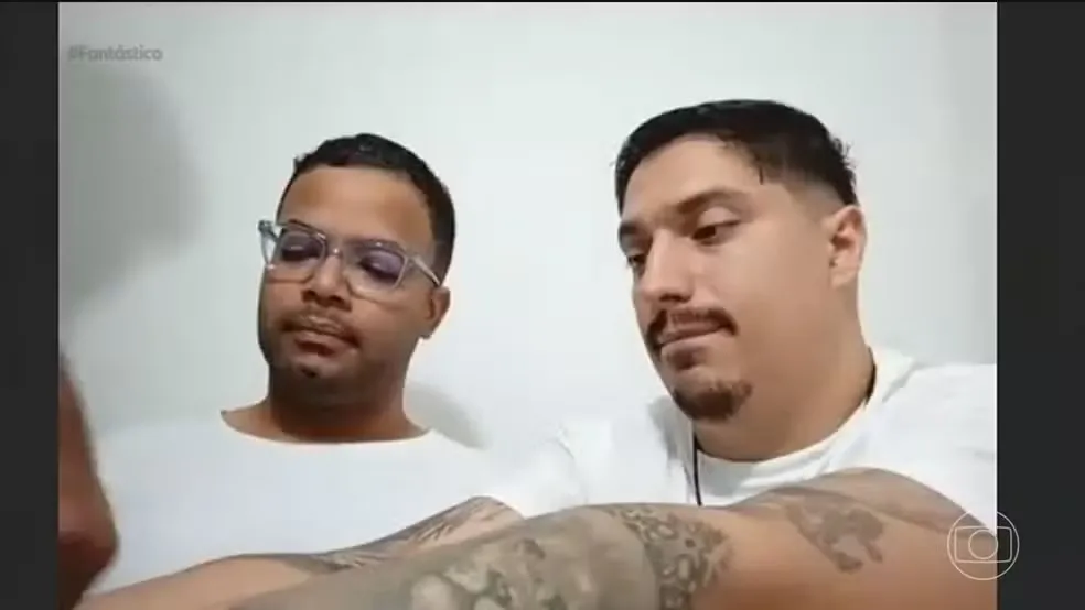 Hytalo Santos e Israel Nata Vicente, o Euro (Reprodução: Globo)