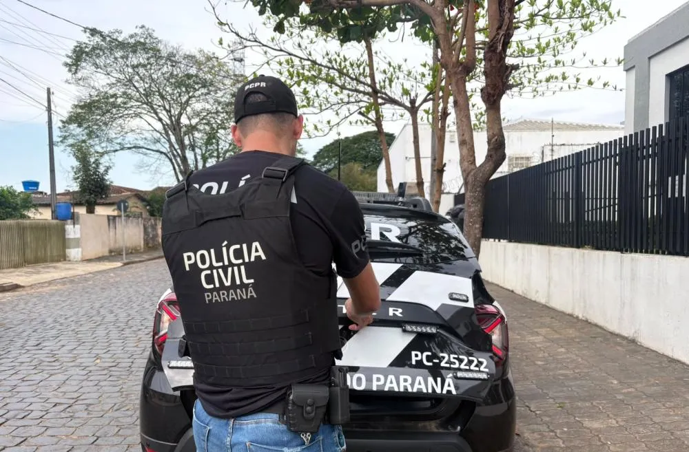 Ele recebeu voz de prisão em flagrante por suspeita de tentativa de homicídio e foi conduzido para os procedimentos de polícia judiciária. Foto: PCPR
