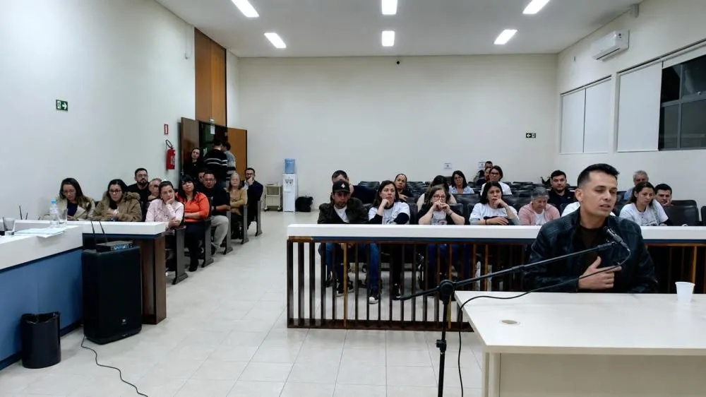 Marcos Barbosa foi condenado a 18 anos de prisão em novo júri. Foto: Reprodução/Tribunal do Júri de Wenceslau Braz