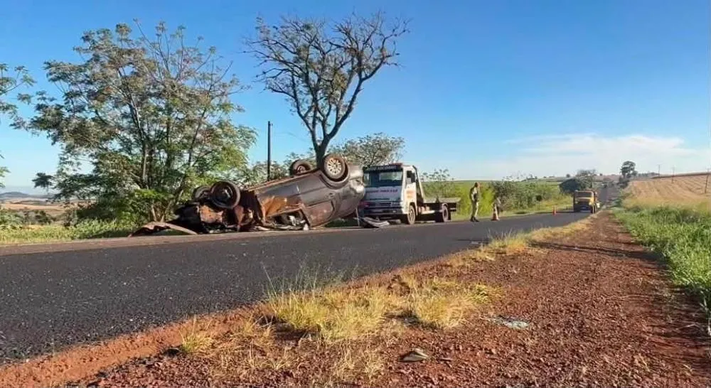 Casal morre em grave acidente entre carro e moto no Norte Pioneiro