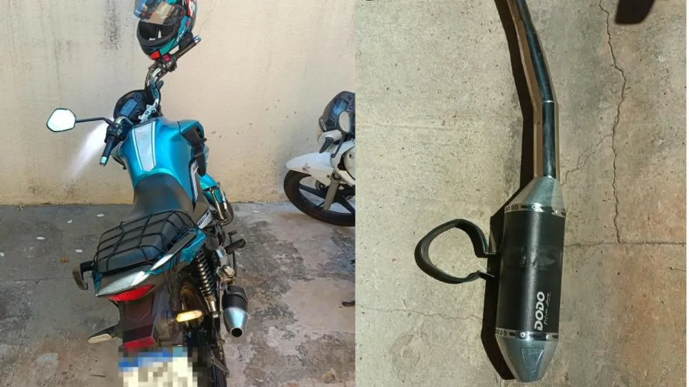 Operação foi realizada contra motociclistas que utilizam escapamentos adulterados, fazem o chamado “corte de giro” ou realizam manobras perigosas pelas ruas. Foto: PMPR