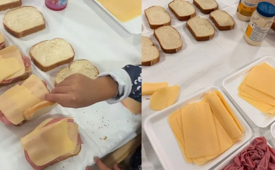 Filha de Neymar prepara lanches para pessoas carentes e distribui sanduíches nas ruas de Santos