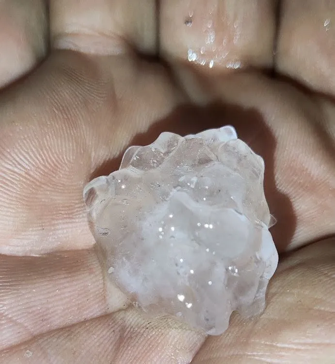 Temporal de granizo danifica mais de 200 casas e mobiliza equipes em Wenceslau Braz