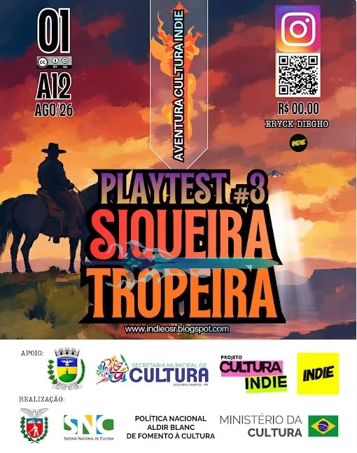 Siqueira Tropeira: Um jogo de RPG ambientado em 1933, no Norte Velho do Paraná,