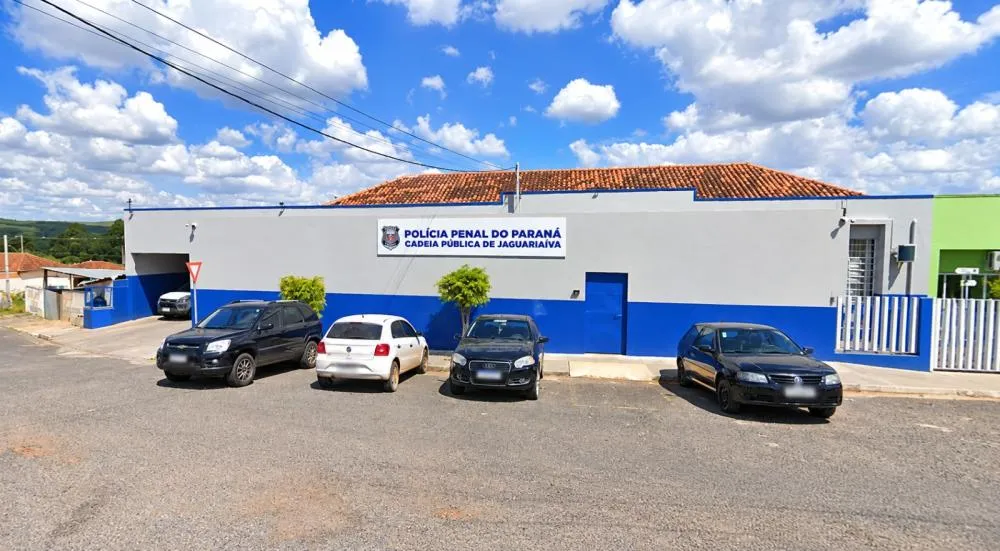 Homem foi encaminhado à Cadeia Pública de Jaguariaíva. Foto: Maps