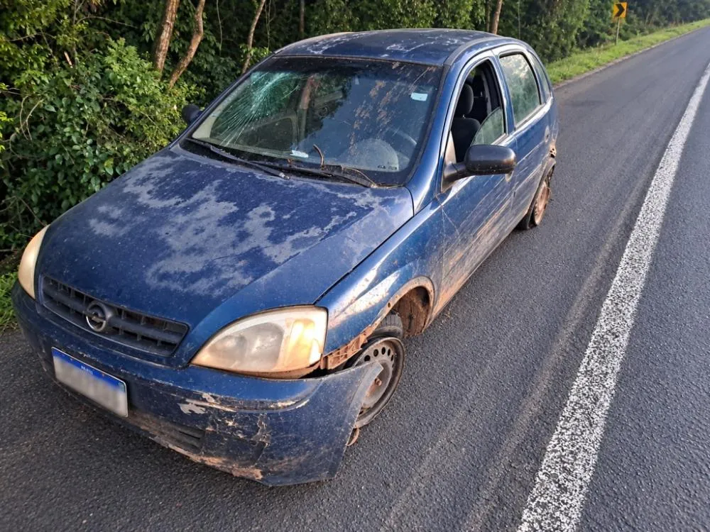 Motorista bêbado é preso após causar acidente com mulher ferida na PR092
