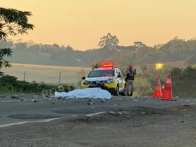 Acidente com carro de prefeitura da região deixa um morto nesta segunda-feira