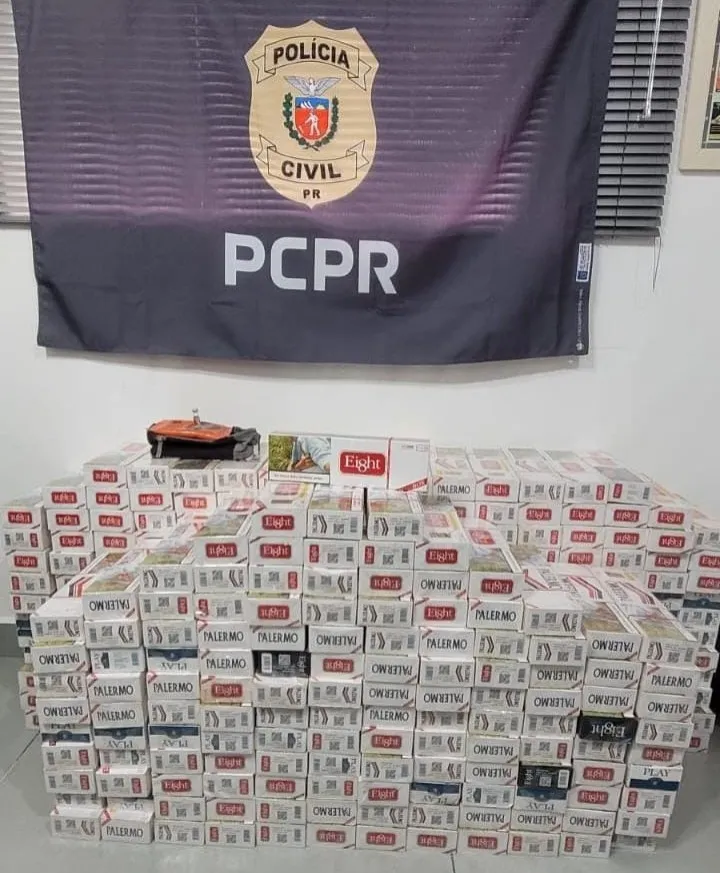 Homem é preso com três mil maços de cigarros contrabandeados na região
