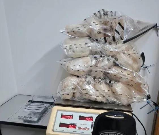 Homem é preso com mais de 12kg de haxixe no Norte Pioneiro