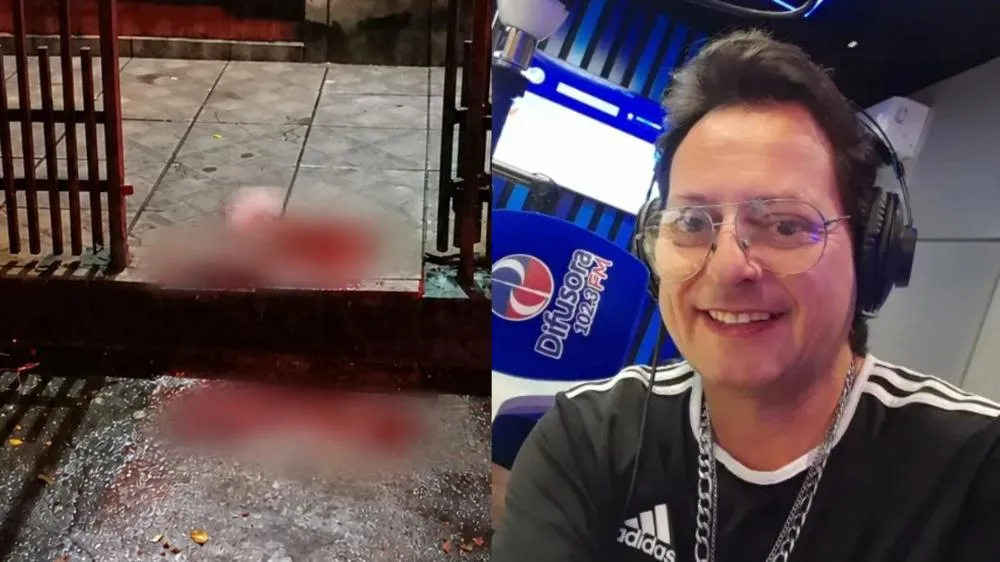 Fábio Lara foi encontrado em frente à sua casa. Foto: PMPR/Reprodução/Tá no Site