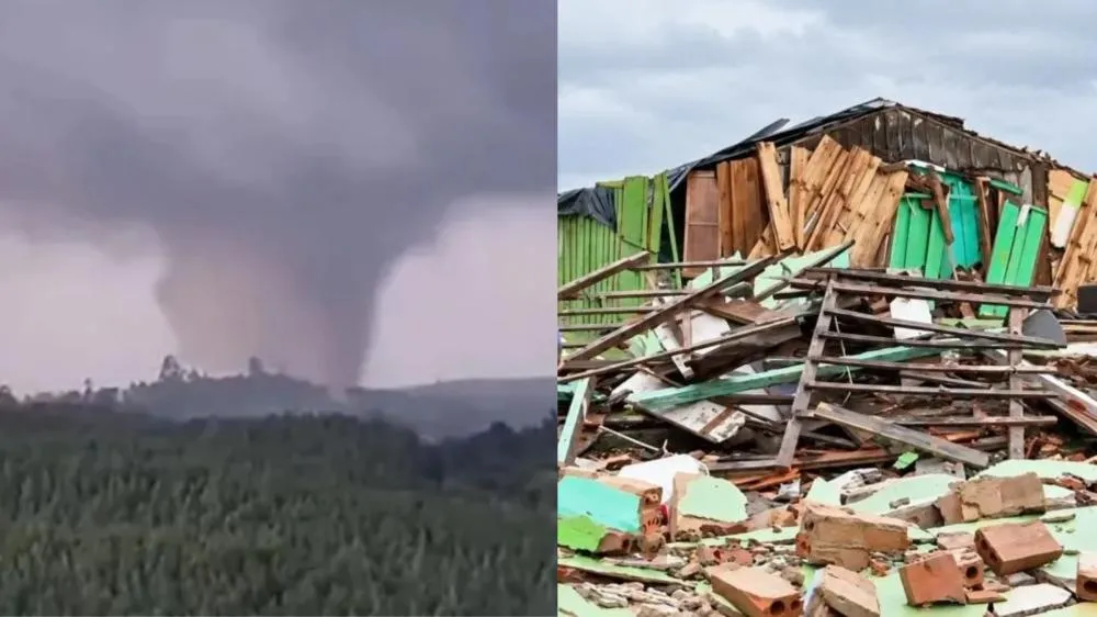 De acordo com o Simepar, o Paraná registrou 14 tornados entre janeiro e o início de outubro. Foto: Divulgação