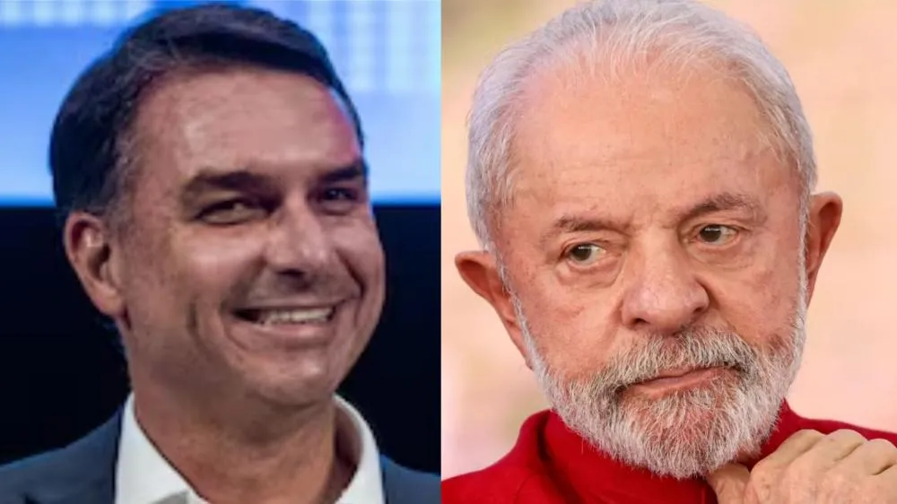 Flávio Bolsonaro aparece à frente de Lula em mais uma pesquisa para o segundo turno