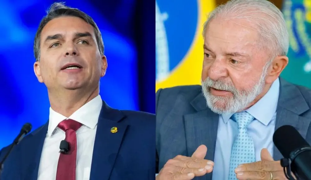 Futura: Flávio Bolsonaro e Lula estão tecnicamente empatados no 2° turno 