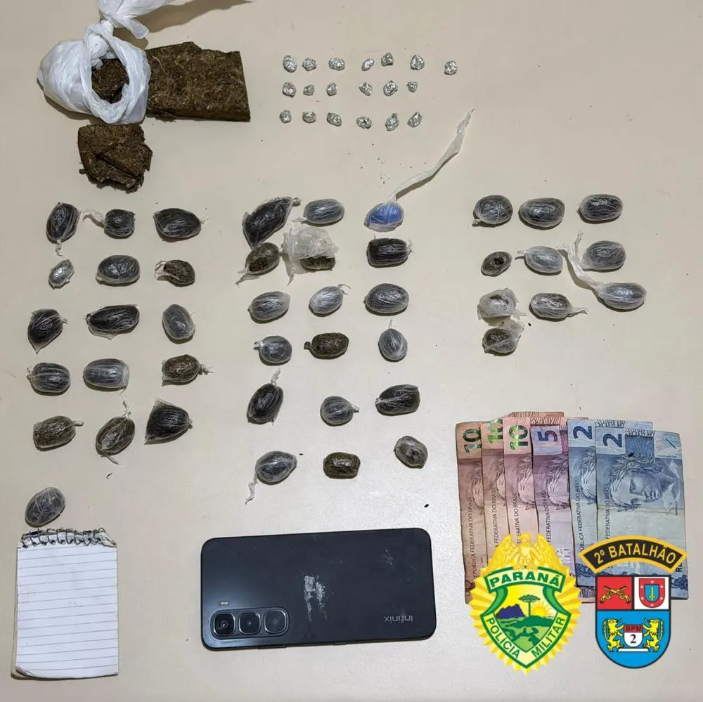 ROTAM prende quatro suspeitos de tráfico de drogas em Salto do Itararé