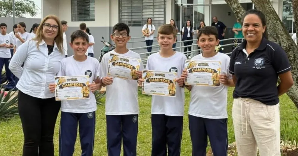 Estudantes de Wenceslau Braz conquistam prêmio de robótica no Agrinho 2026