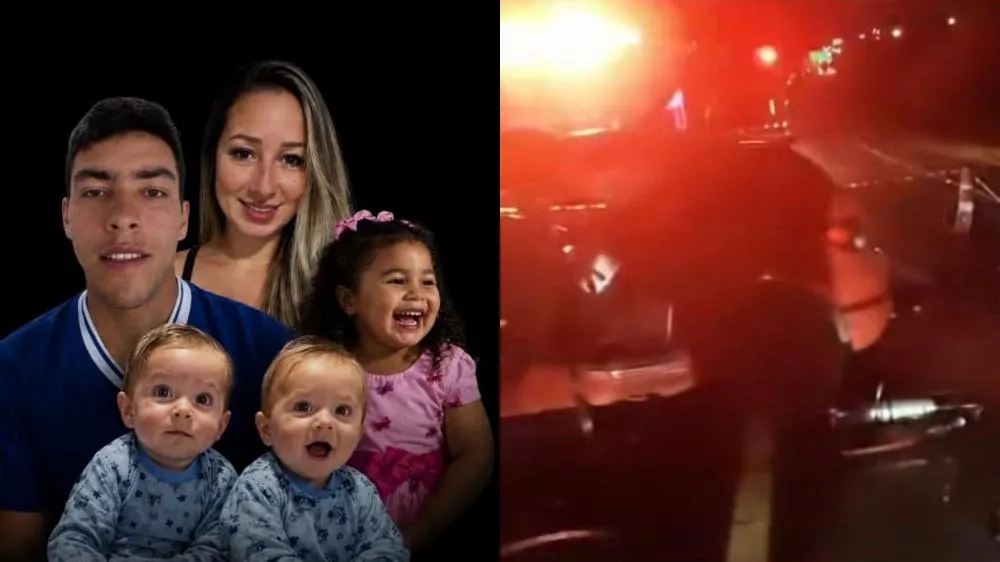 Pai, mãe e três filhos morrem em acidente com motorista bêbado e sem CNH no Paraná