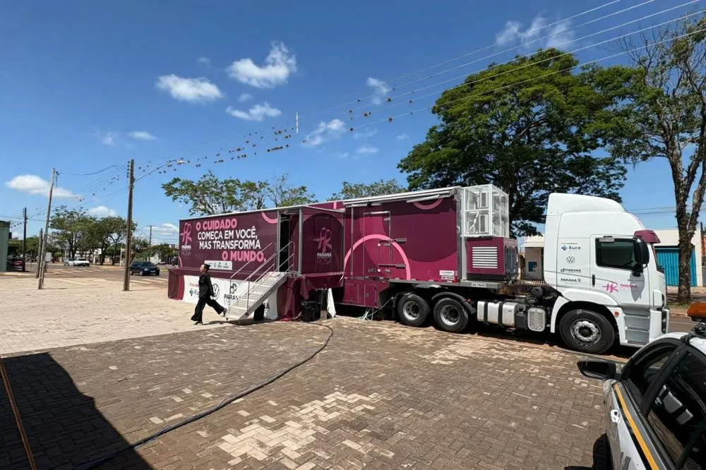 Carreta Saúde da Mulher vai atender pacientes de seis municípios dos Campos Gerais