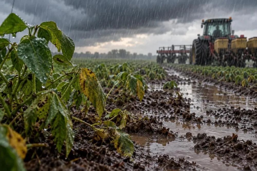 Plantio da soja avança lentamente no Norte Pioneiro e nos Campos Gerais